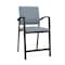 Lesro Newport Hip Chair Metal Frame, Black, RS Rain Song Upholstery NP1161 - alternate 1